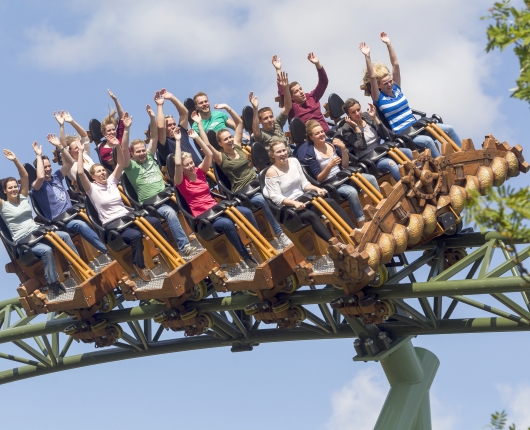 Achterbahn im Hansapark