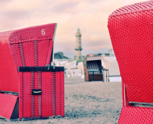 Strandkörbe an der Ostsee