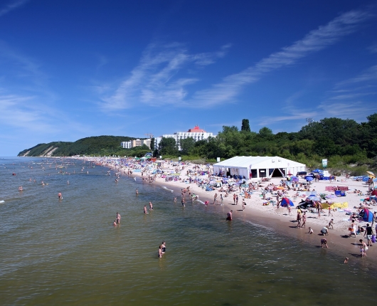 Strand an der Polnischen Ostsee