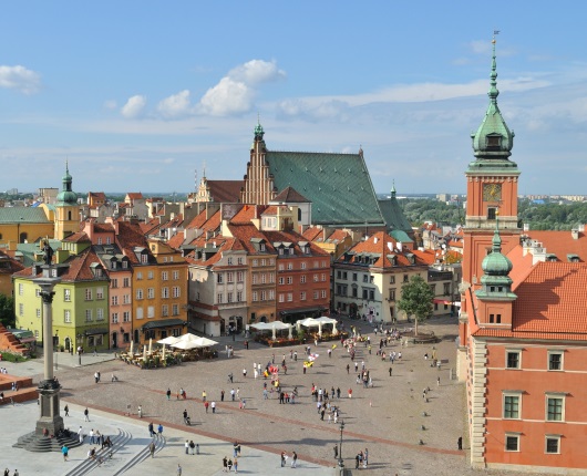 Warschau Schlossplatz