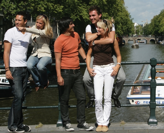 Klassenfahrt Amsterdam Grachten