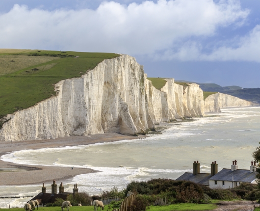 Steilküste in Südengland