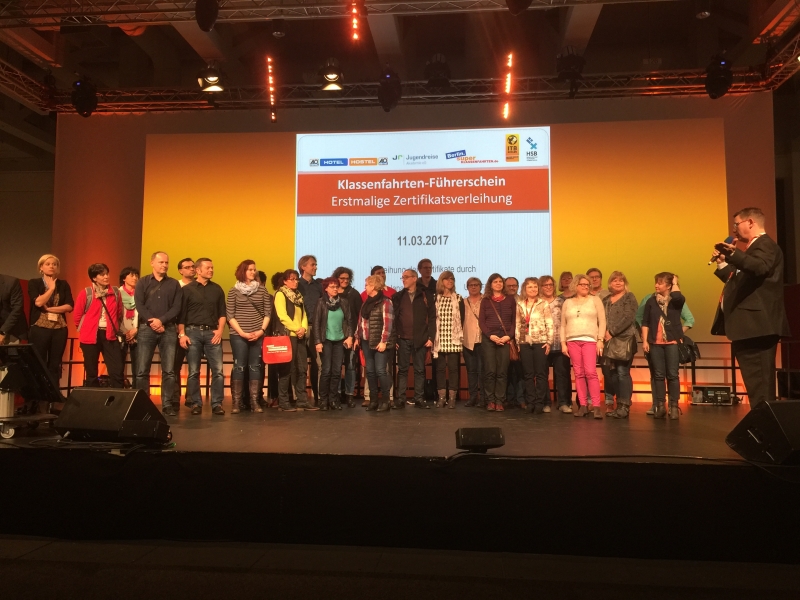 Zertifikatsverleihung Klassenfahrten-Führerschein