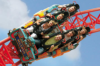 Belantis Achterbahn Hurracan